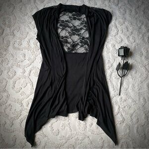 Y2K Waterfall Lace Kimono small